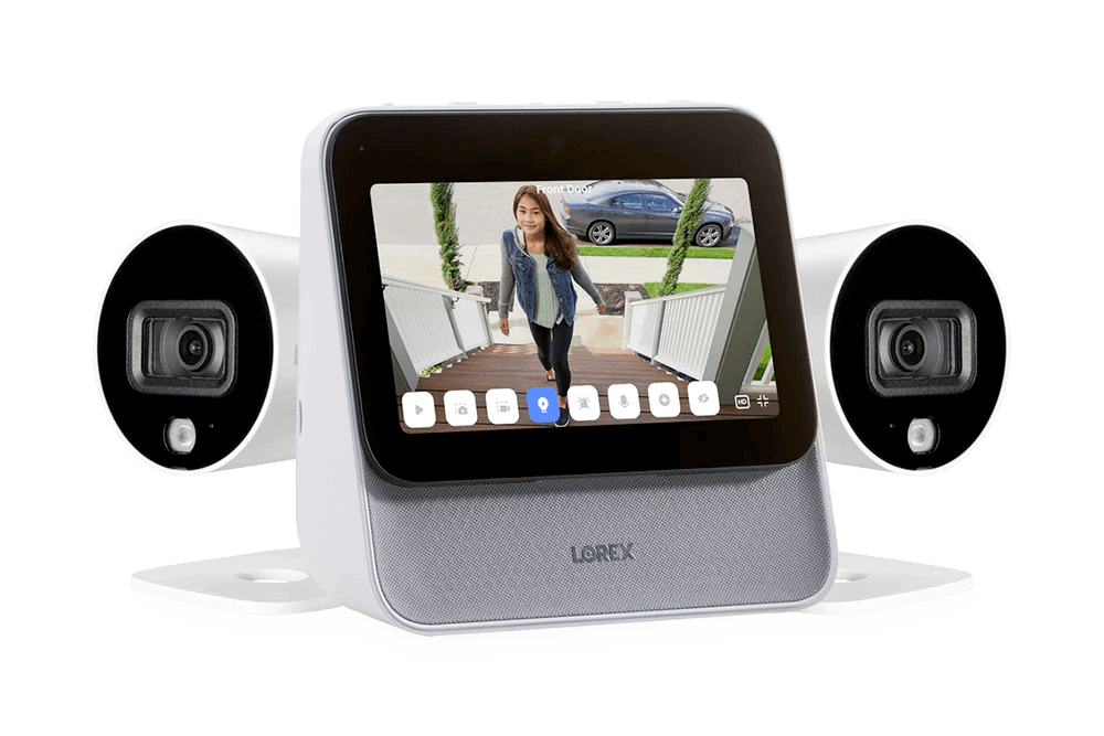 Lorex Smart Home Security Center with 1080p Outdoor Wi-Fi Cameras