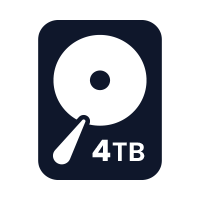 4tb included storage