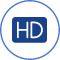 HD high definition icon