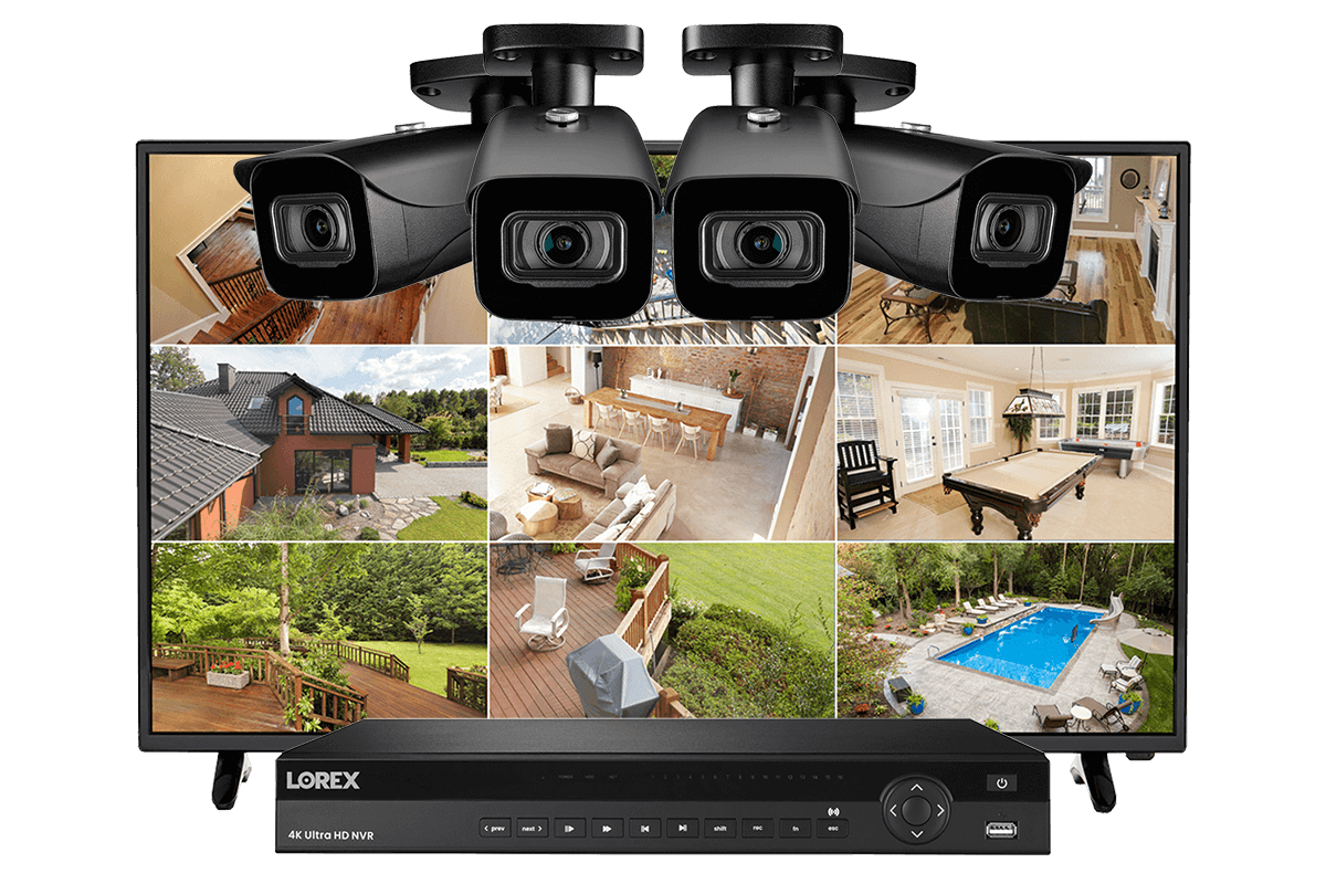 4KHDIP84NM nocturnal 4K security camera system from Lorex
