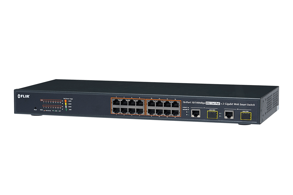 PoE+ power-over-ethernet switch from Lorex by FLIR