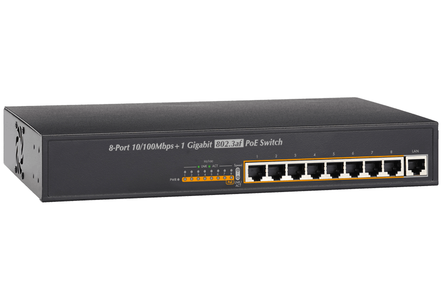 PoE+ power-over-ethernet switch from Lorex by FLIR