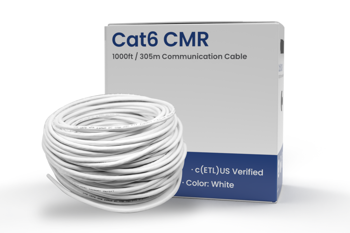 ACR-U11W-E - 1,000 ft Cat6 CMR/FT4 UTP Communication Cable