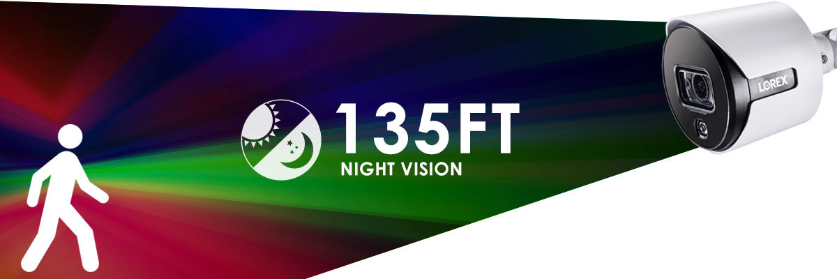 4K analog color night vision security camera