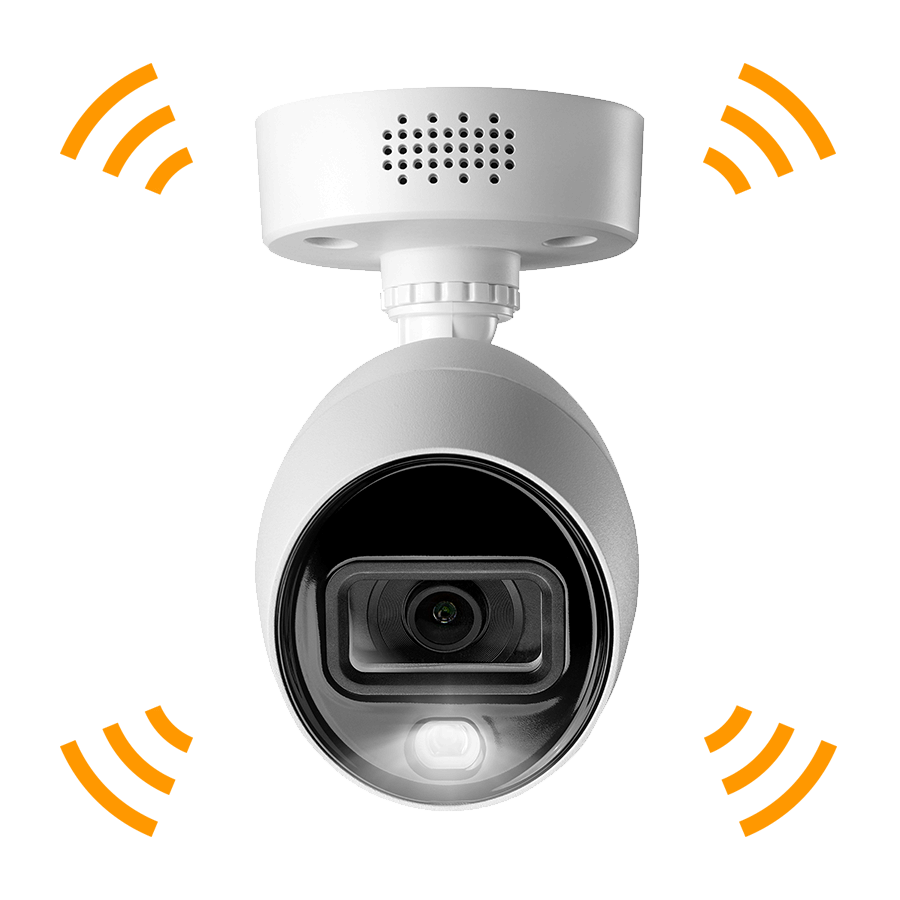 active deterrence security camera 4K Ultra HD