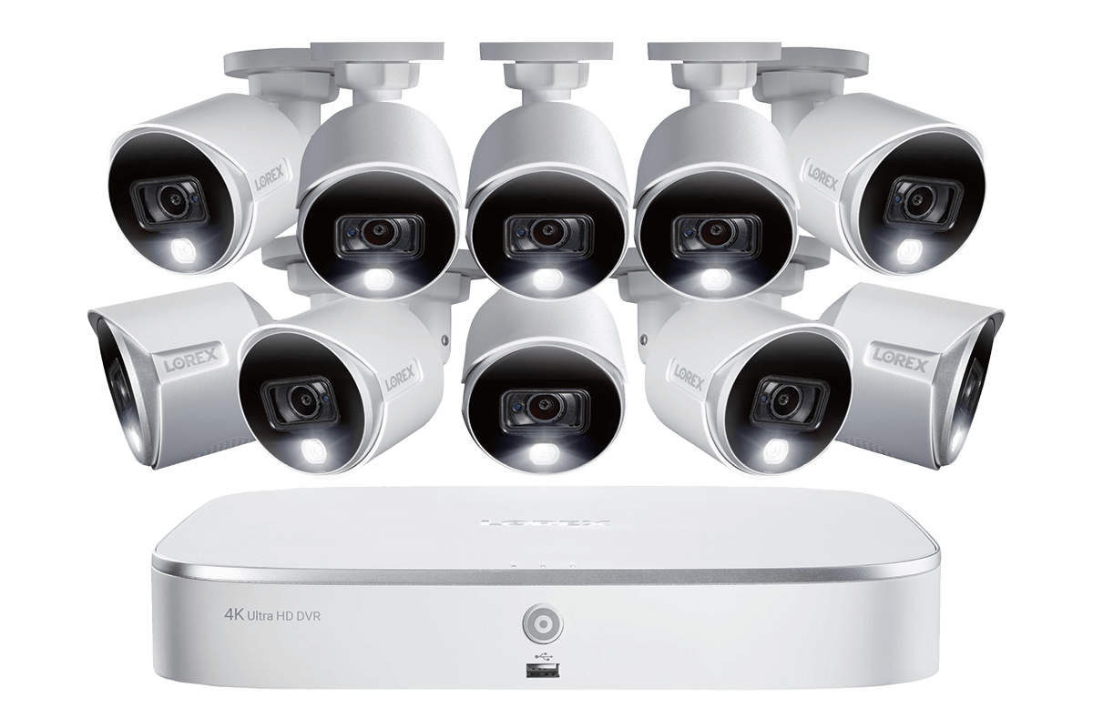 D841A62-8DAA-E Ultra HD 4K home or business security system with active deterrence