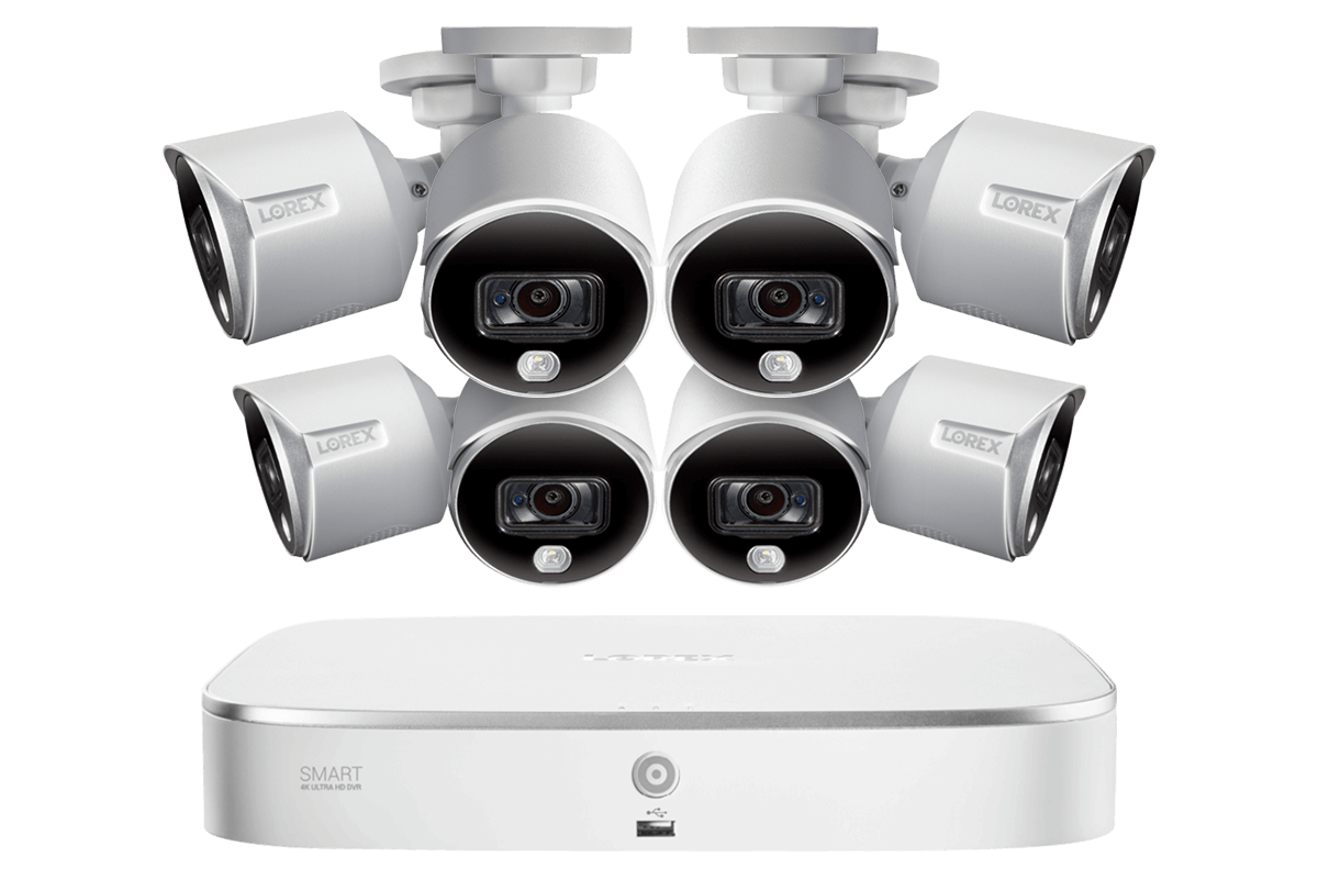 D861A82-8DA8-E Ultra HD 4K home or business security system with active deterrence