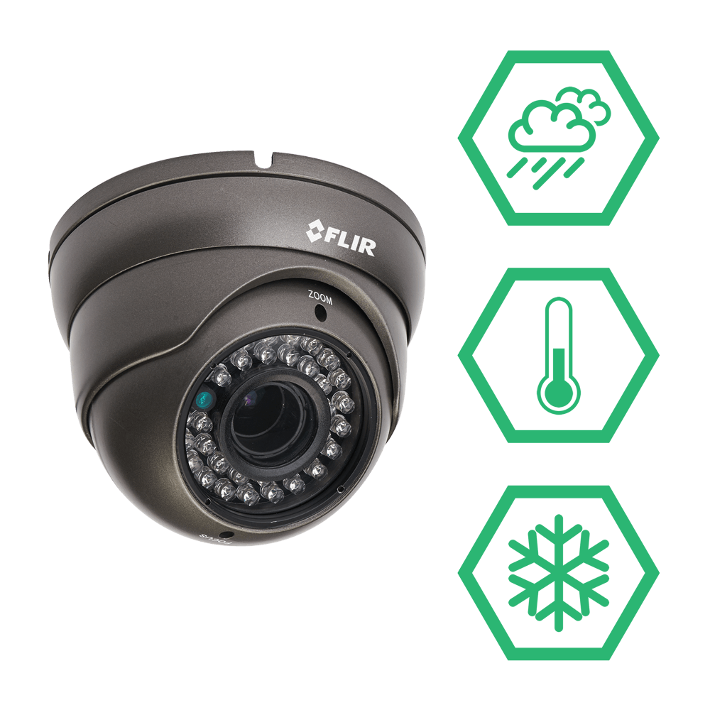 Weatherproof surveillance cameras