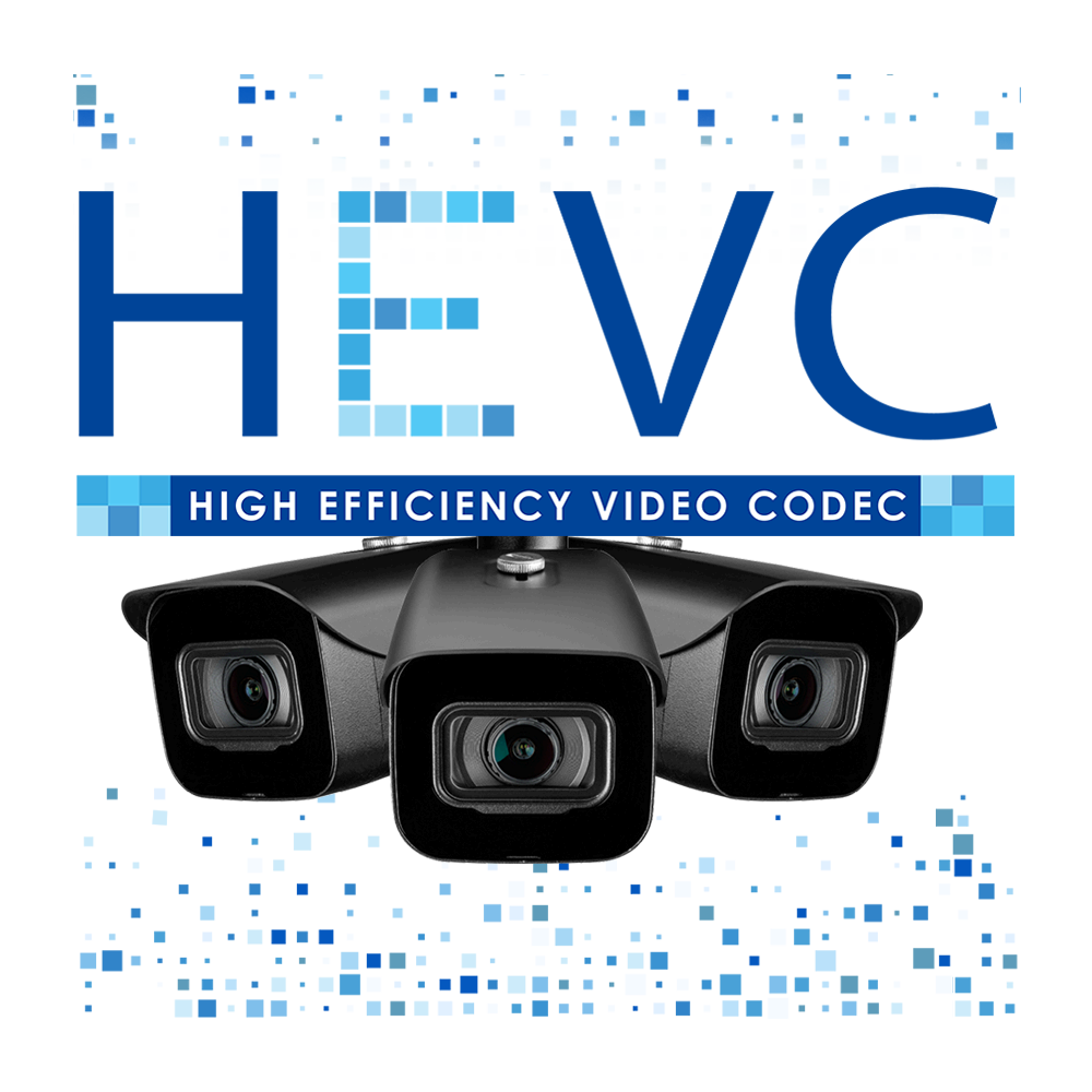 HEVC security camera system