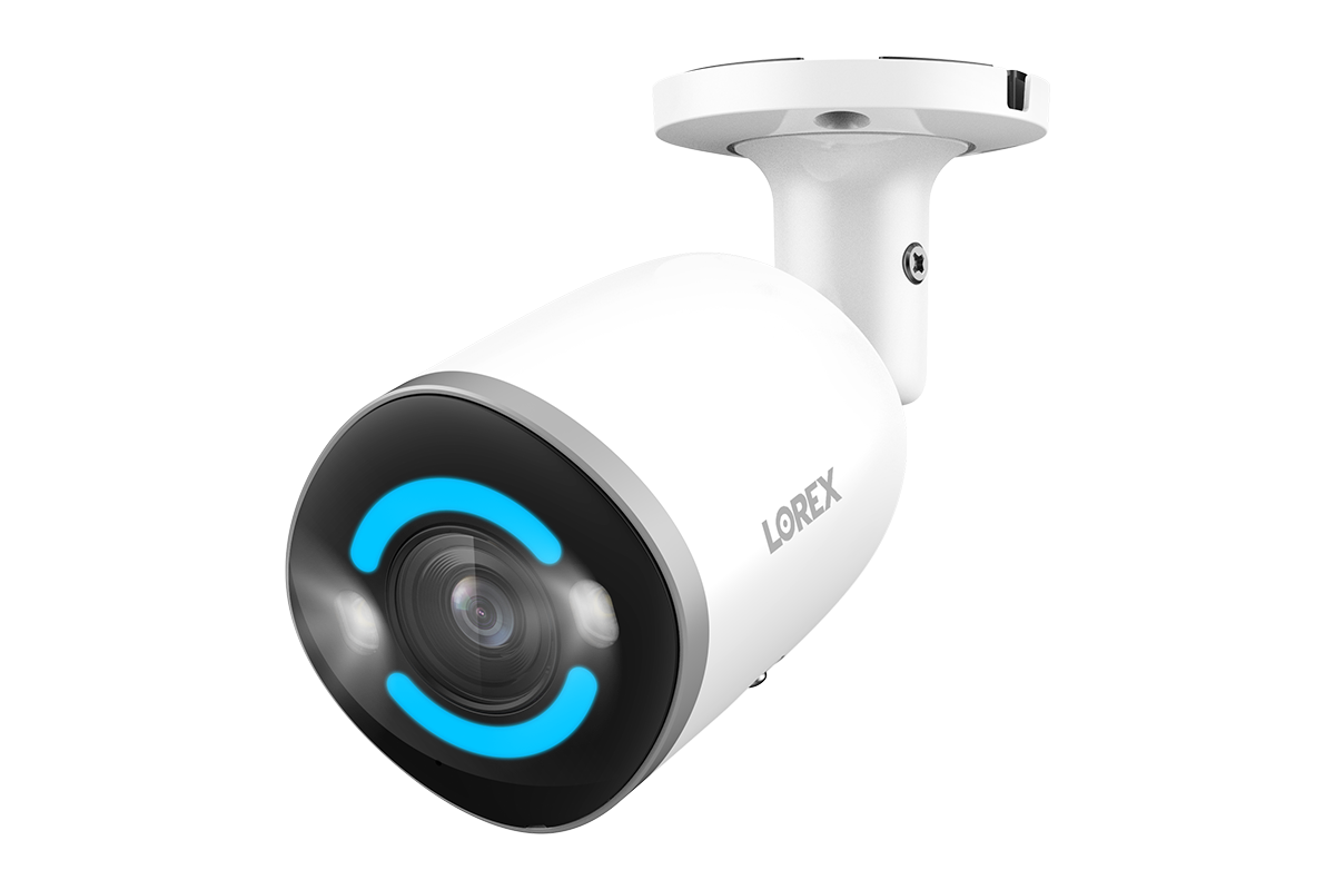 E895AB, Halo Series, H15 - 4K Deterrence Bullet AI PoE IP Wired Camera