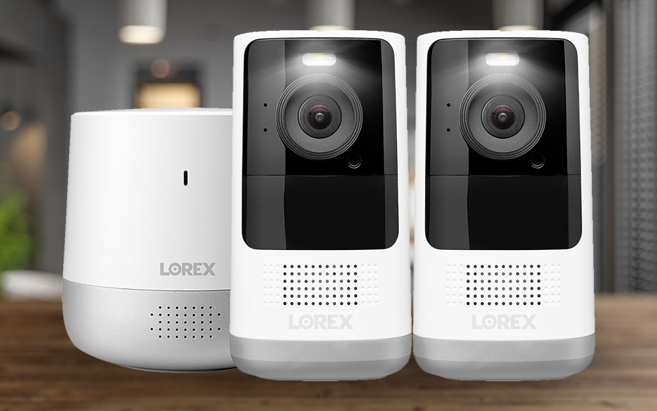 Lorex Hub with 2 Wire-Free Cameras