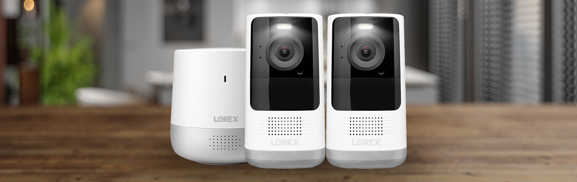 Lorex Hub with 2 Wire-Free Cameras