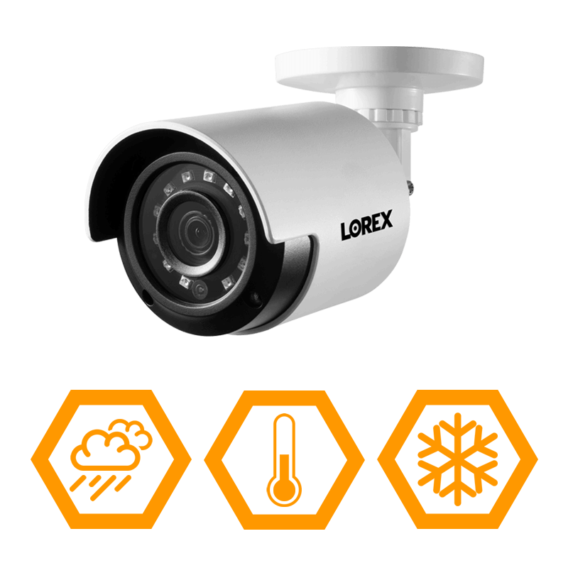 HD weatherproof security cameras IP66