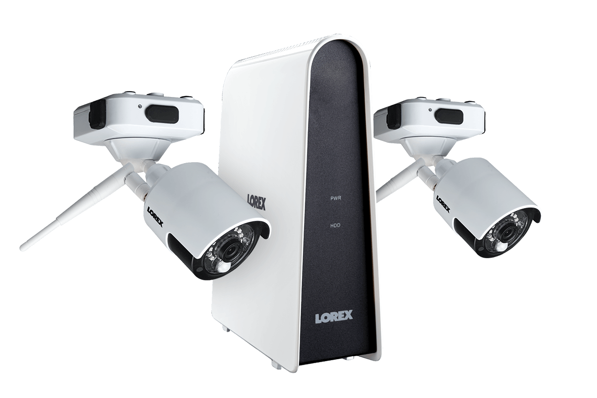 LWF1080V-62 HD Wire-Free Security System with two Wire-Free Cameras