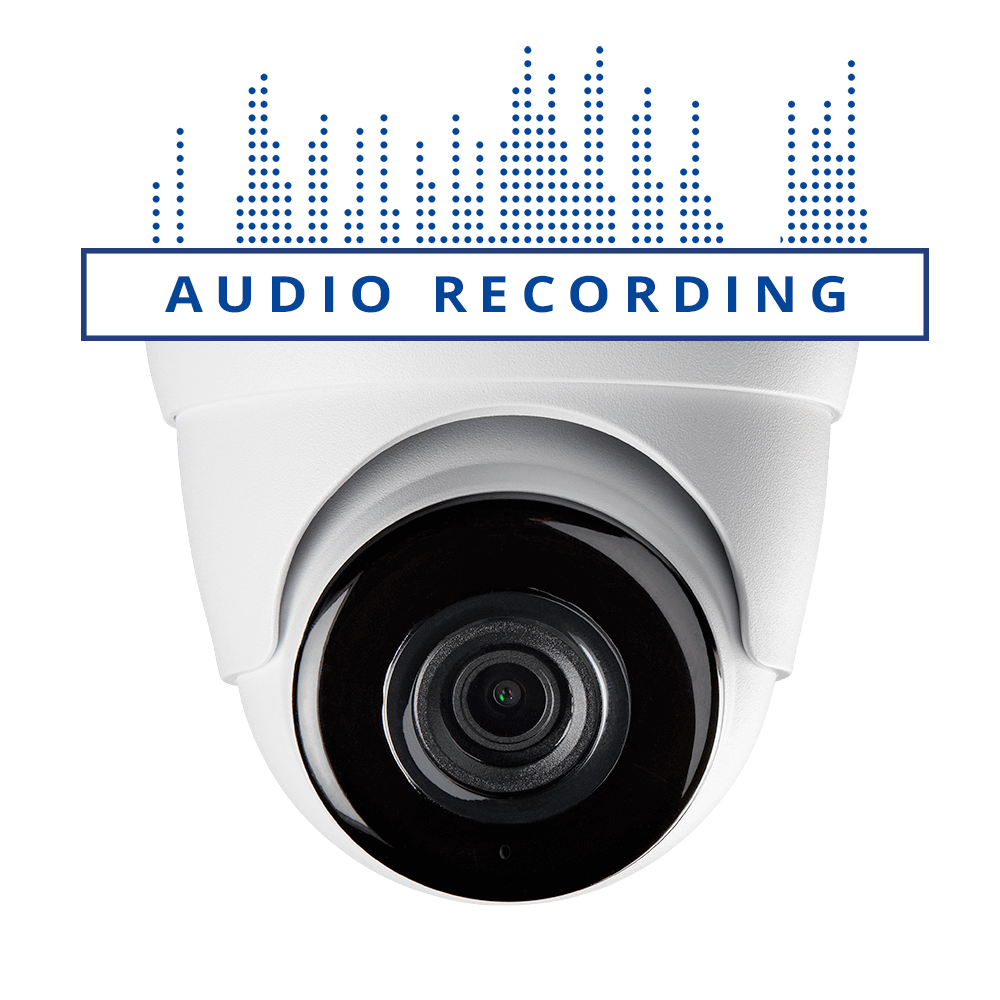 audio recording security cameras 
