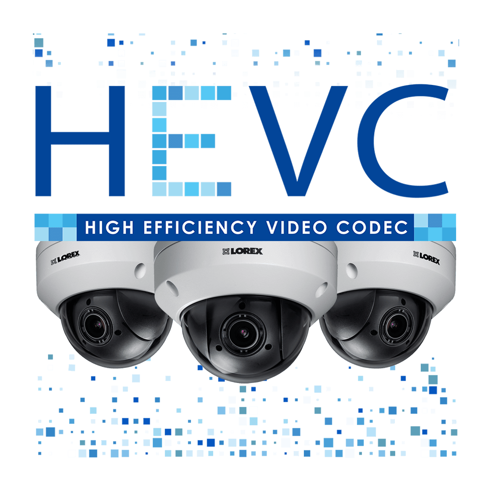 HEVC logo H.265 security camera