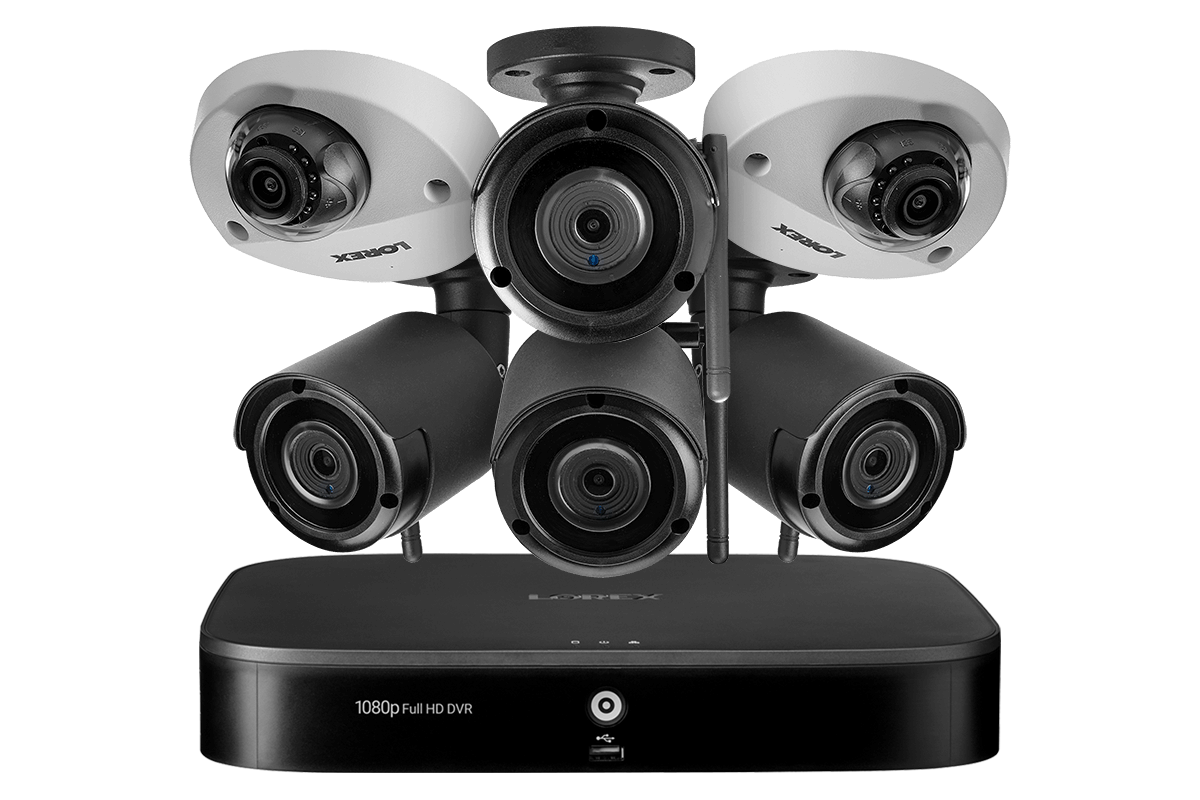 LW1642W 1080p wireless security camera system from Lorex