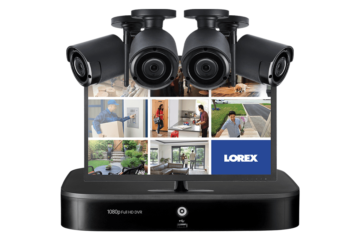 LW164MW wireless security camera system from Lorex