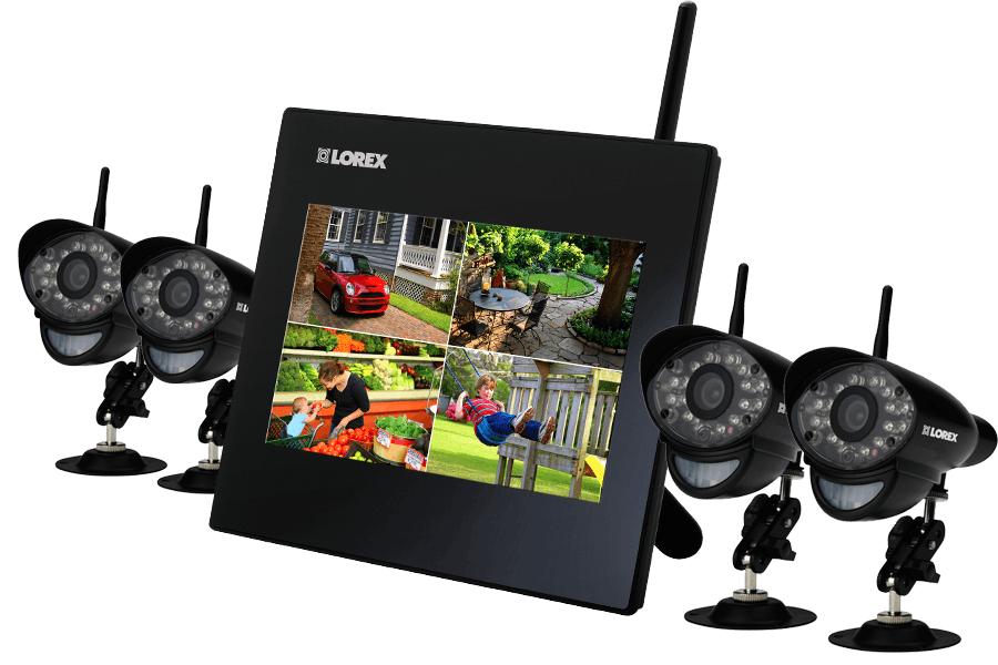 Wireless home security camera system