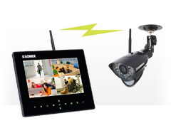 Plug and play wireless security camera set up