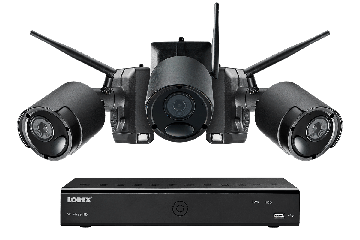 LWF2080B-63 Diurnal wire-free security camera system