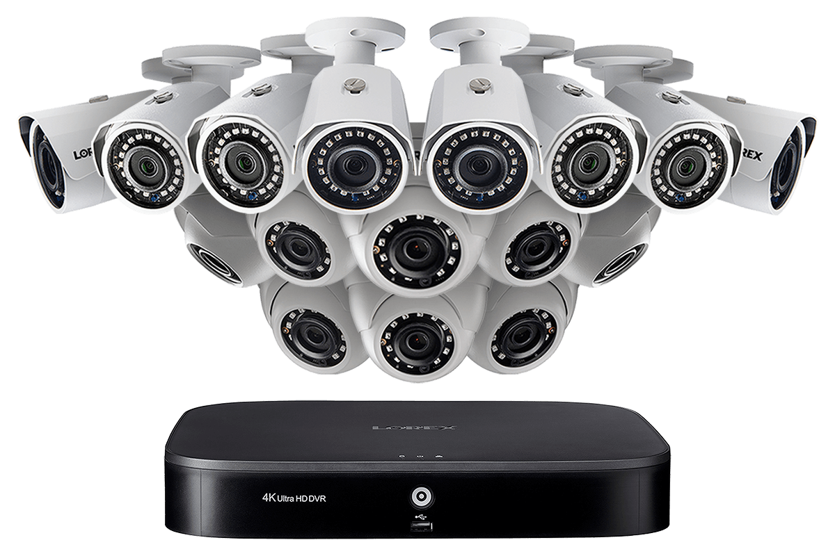 LX1080-166W, 1080p HD 16-Channel Security System