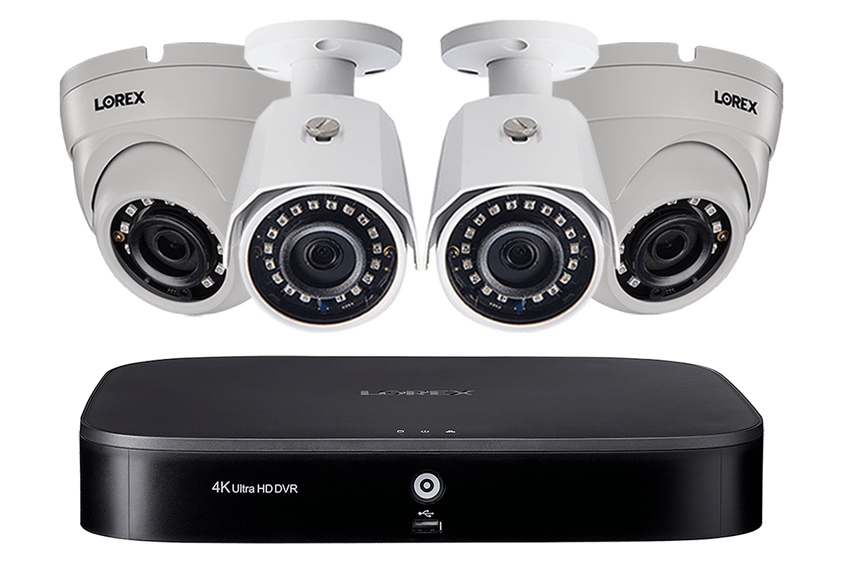 LX1080-44W, 1080p HD 8-Channel Security System