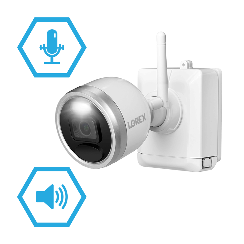 two way talk wire-free security camera