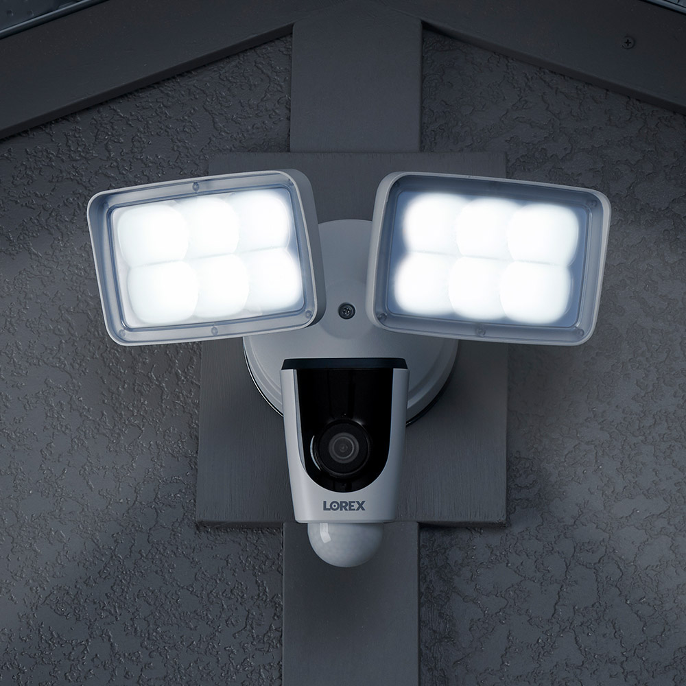 Lorex Home Monitoring Kit Video Doorbell Floodlight 2 Window Door Motion Sensors 