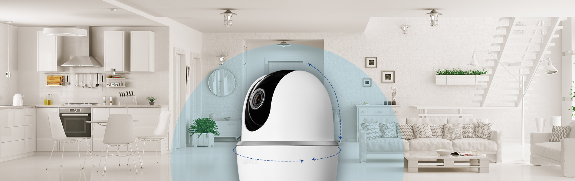 pan-tilt smart home indoor security camera