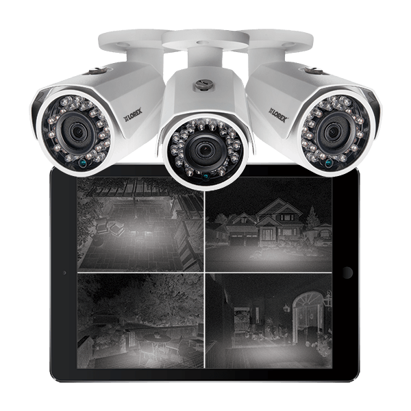 HD night vision security cameras keep you protected through the night
