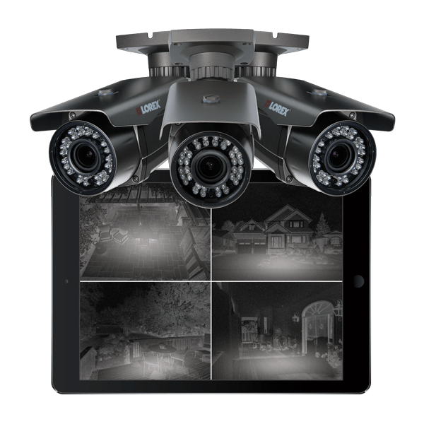 HD 1080p night vision security cameras for all-night protection