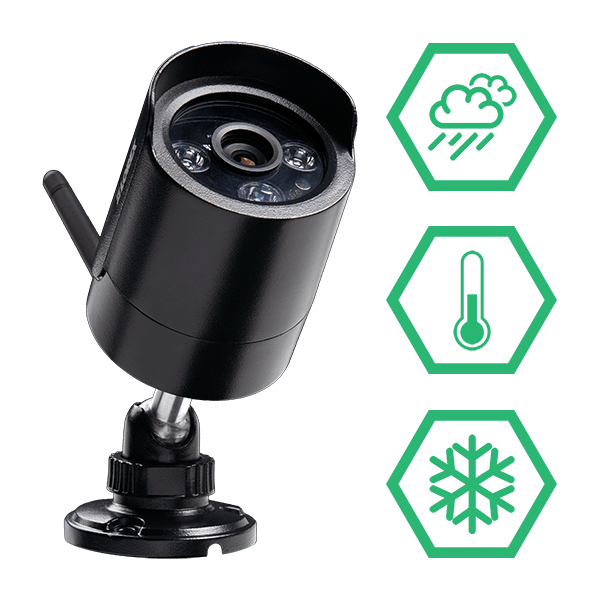 LW2297B wireless IP66 weatherproof & vandal resistant security cameras