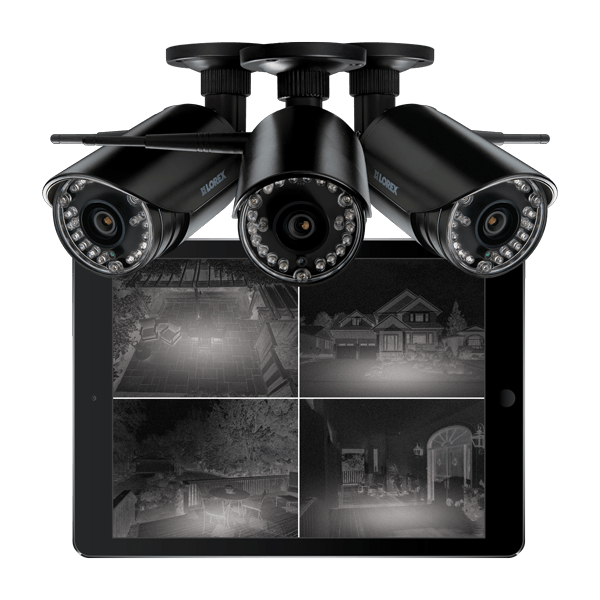 LW2297B wireless night vision bullet security cameras