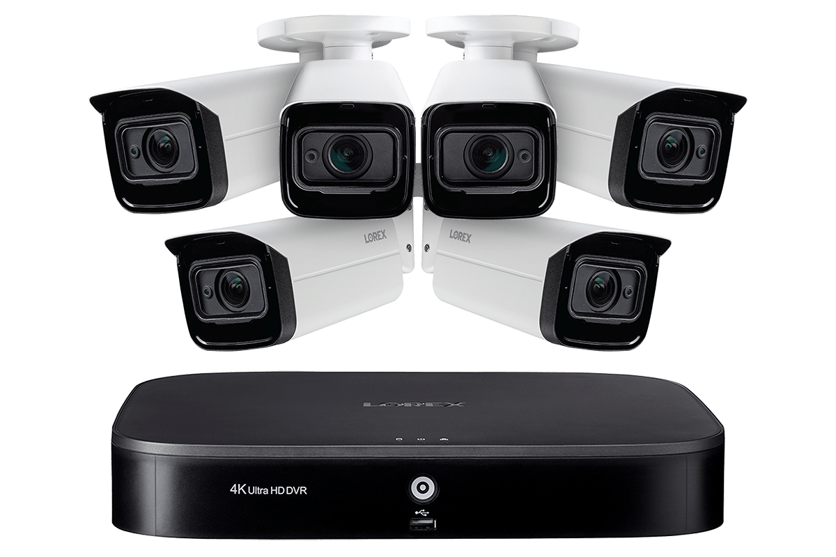 6 camera Ultra HD home surveillance system