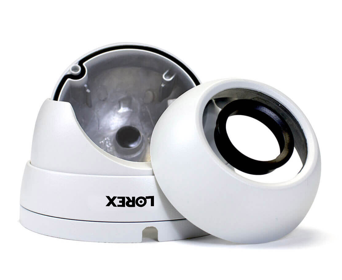 security camera with metal housing