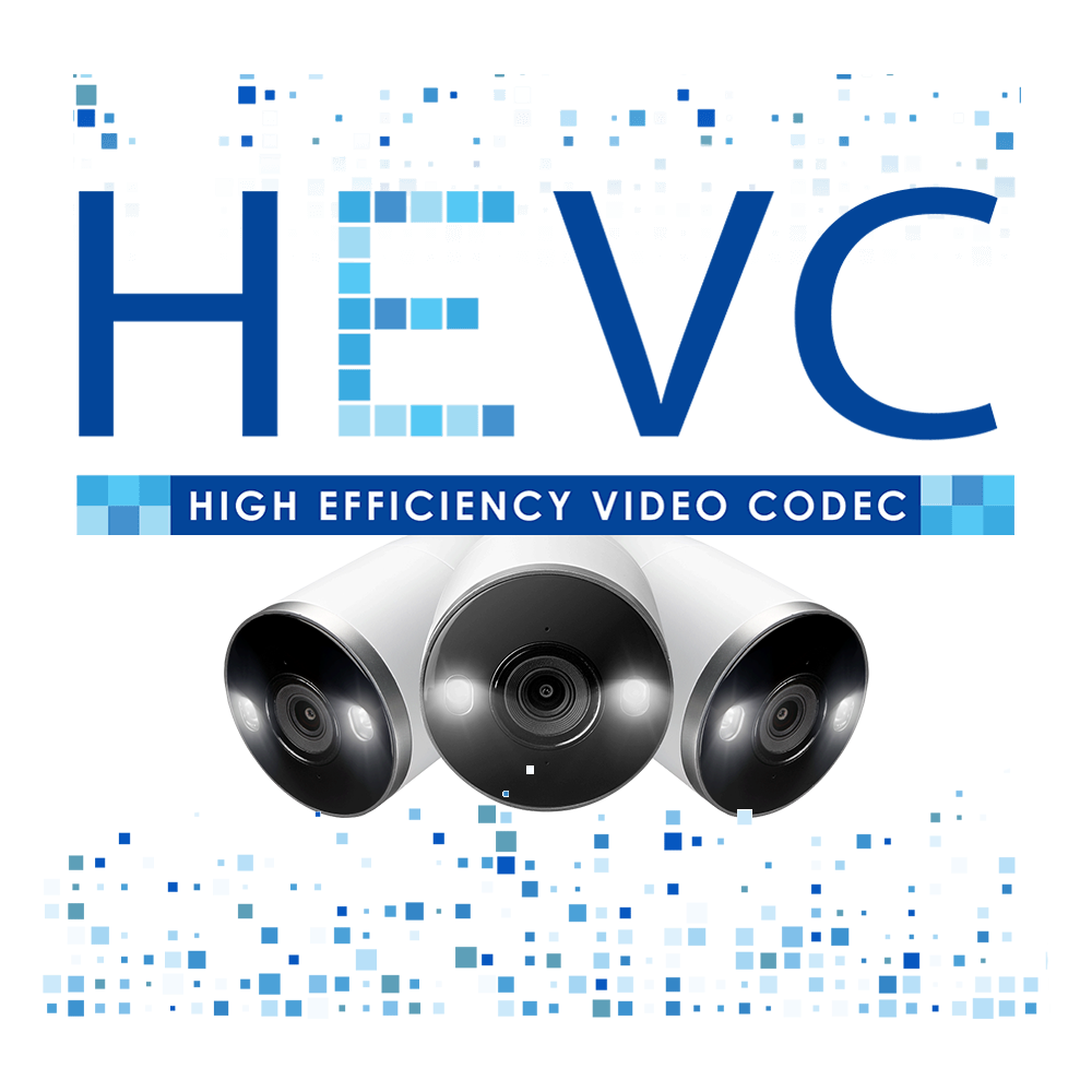 HEVC 4K IP security camera