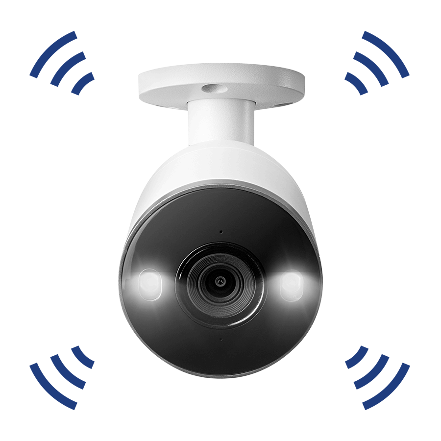 Smart active deterrence security camera 4K IP