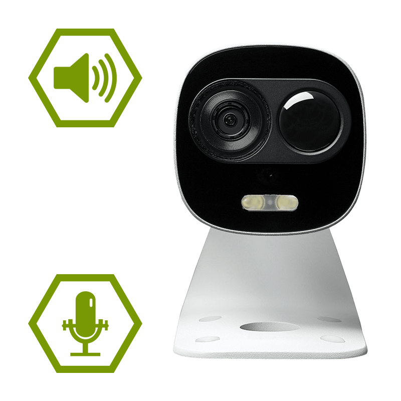 two-way talk audio camera