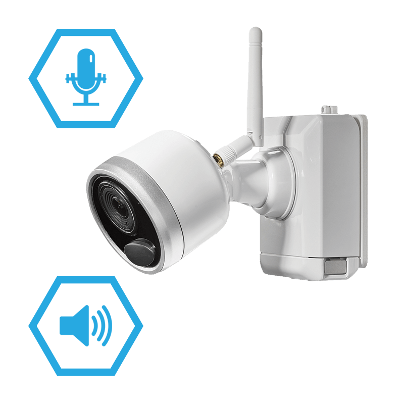 two way talk wire-free security camera